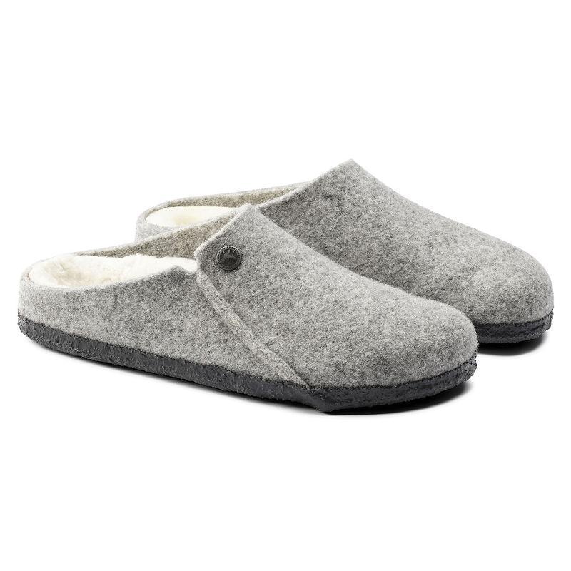 Clogsy Birkenstock Zermatt Wool/Shearling Clog Damske Strieborne | SK 255KOR